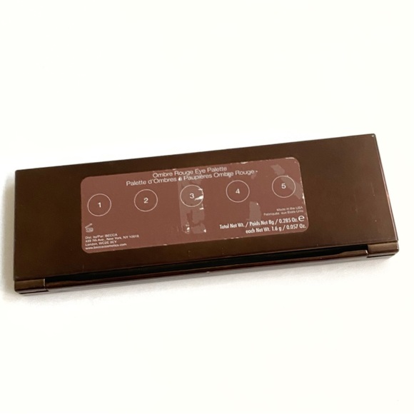 BECCA OMBRE ROUGE EYE PALETTE natural neutral matte brown eyeshadow makeup - Picture 5 of 7